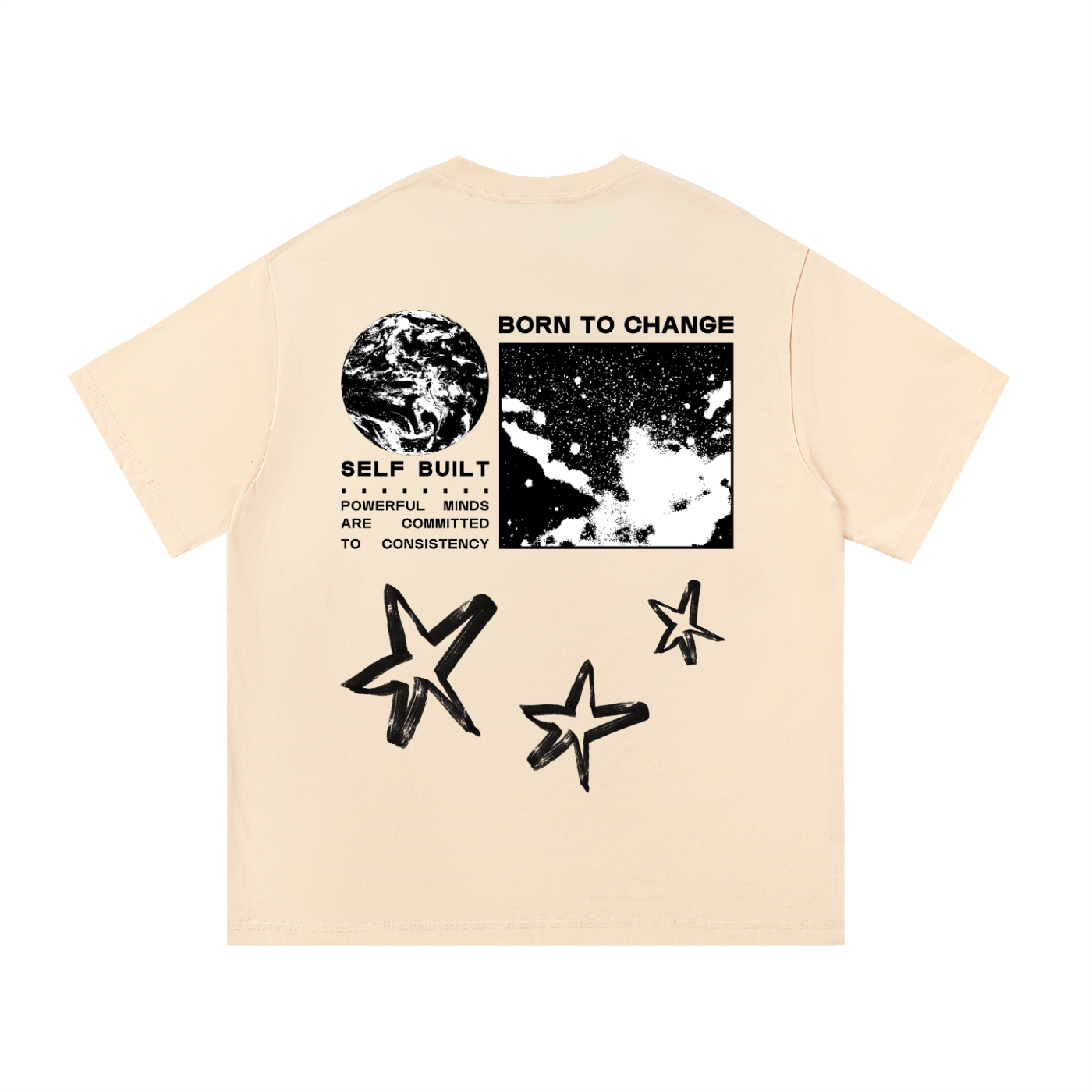 BORN TO CHANGE Cotton T-Shirt