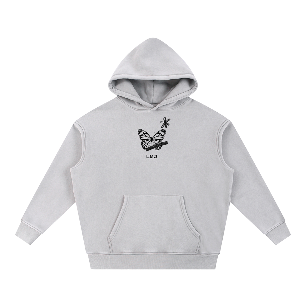 NEW BEGINNING 2026 Snow Wash Fleece Oversize Hoodie