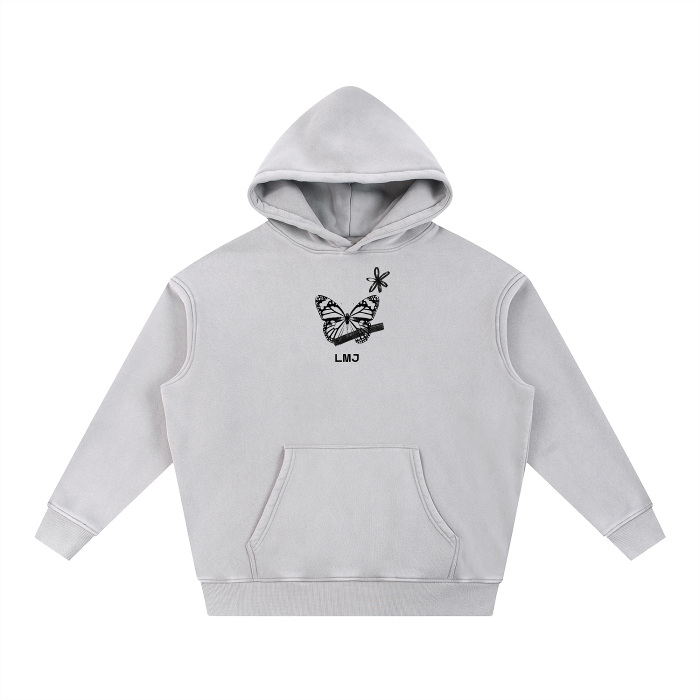 NEW BEGINNING 2026 Snow Wash Fleece Oversize Hoodie