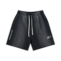 PROTECTING MY PEACE Sun Fade Distressed Shorts