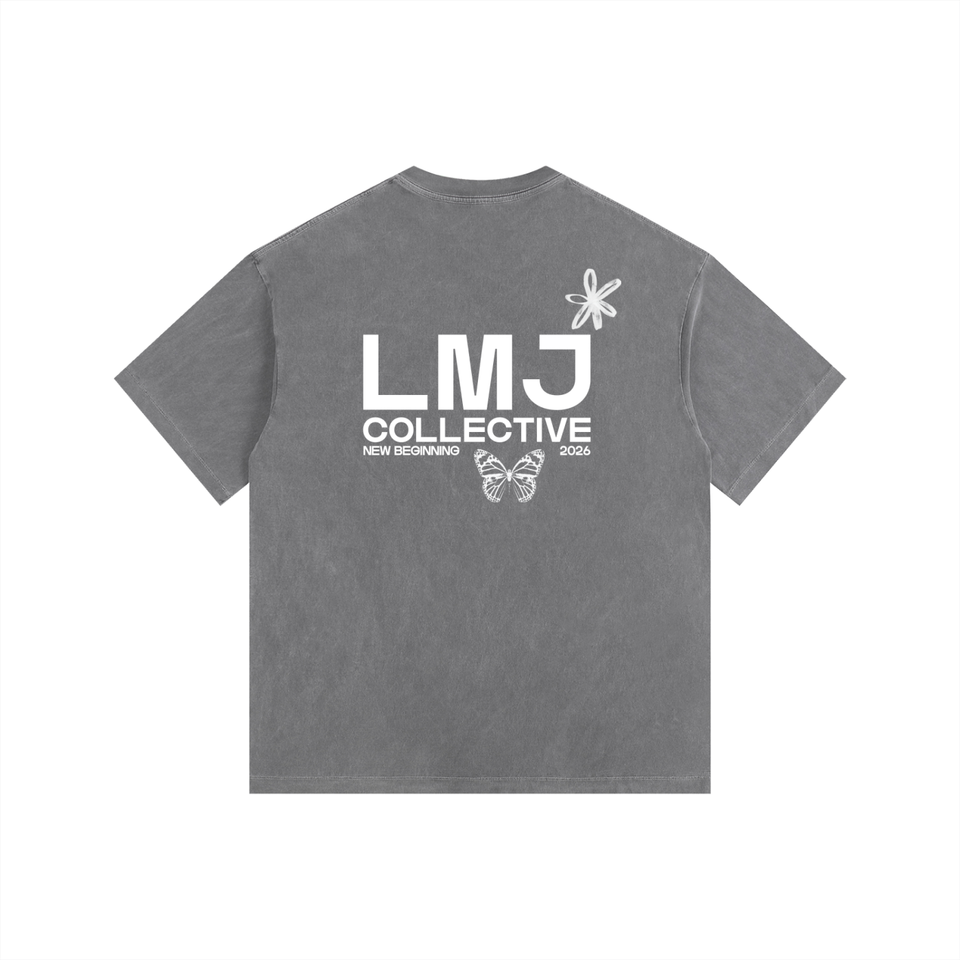 NEW BEGINNING 2026 Vintage Washed Oversized Cotton T-Shirt