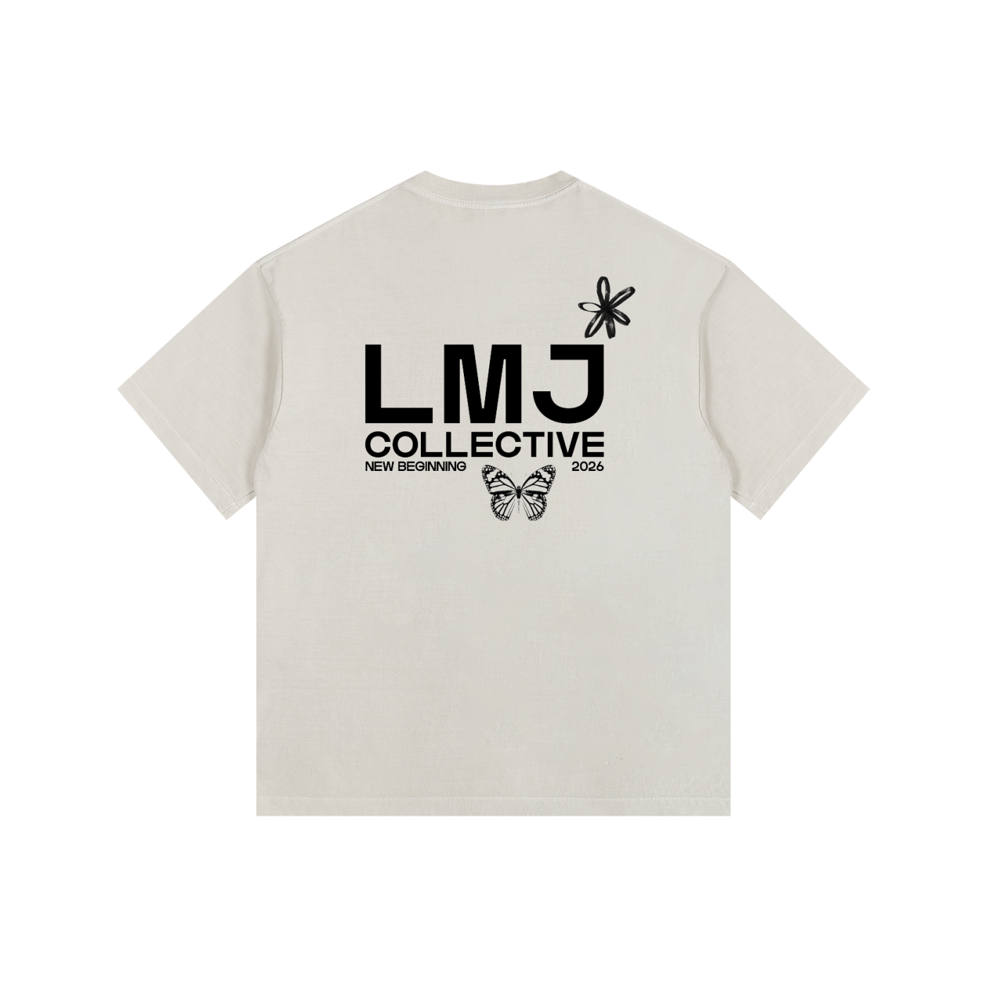 NEW BEGINNING 2026 Vintage Washed Oversized Cotton T-Shirt