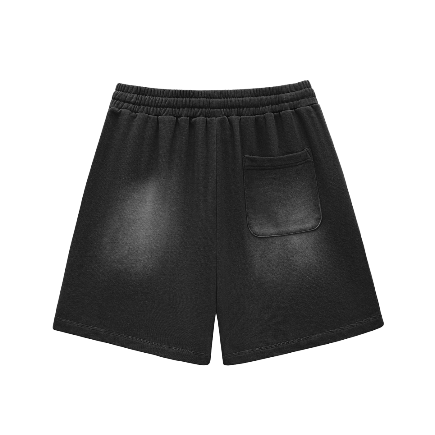 NEW BEGINNING 2026 Sun Fade Raw Edge Cotton Shorts