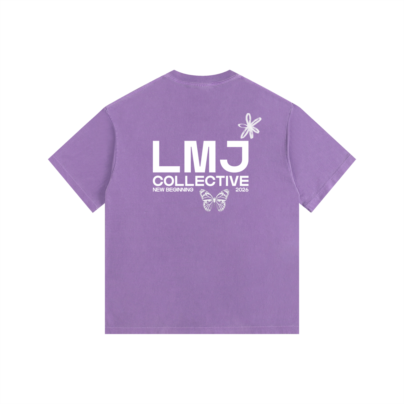 NEW BEGINNING 2026 Vintage Washed Oversized Cotton T-Shirt