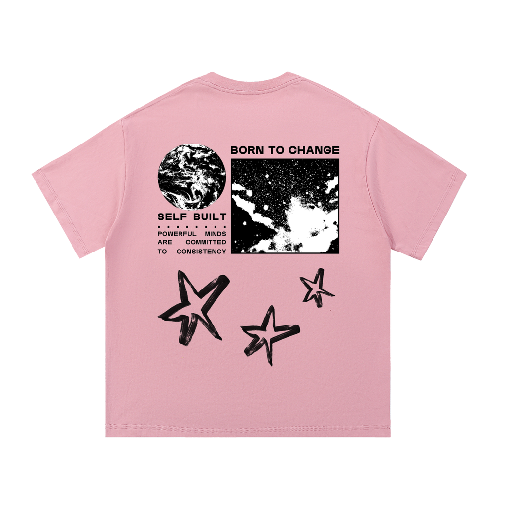 BORN TO CHANGE Cotton T-Shirt