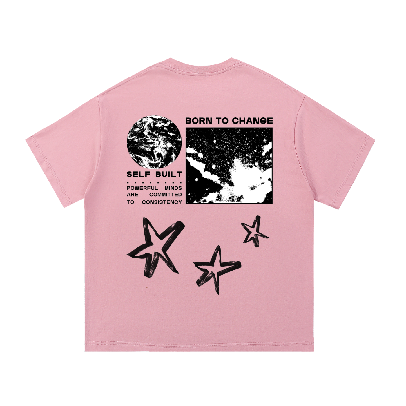 BORN TO CHANGE Cotton T-Shirt