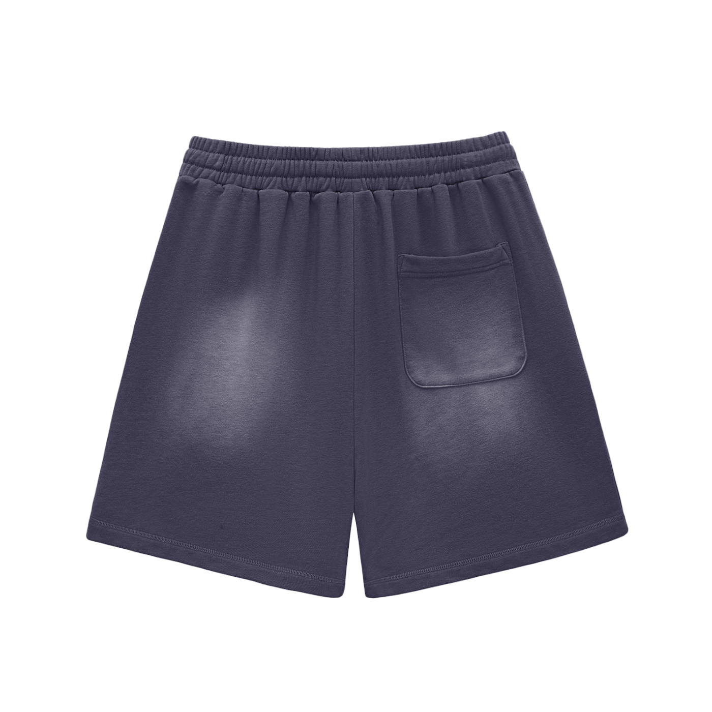 NEW BEGINNING 2026 Sun Fade Raw Edge Cotton Shorts