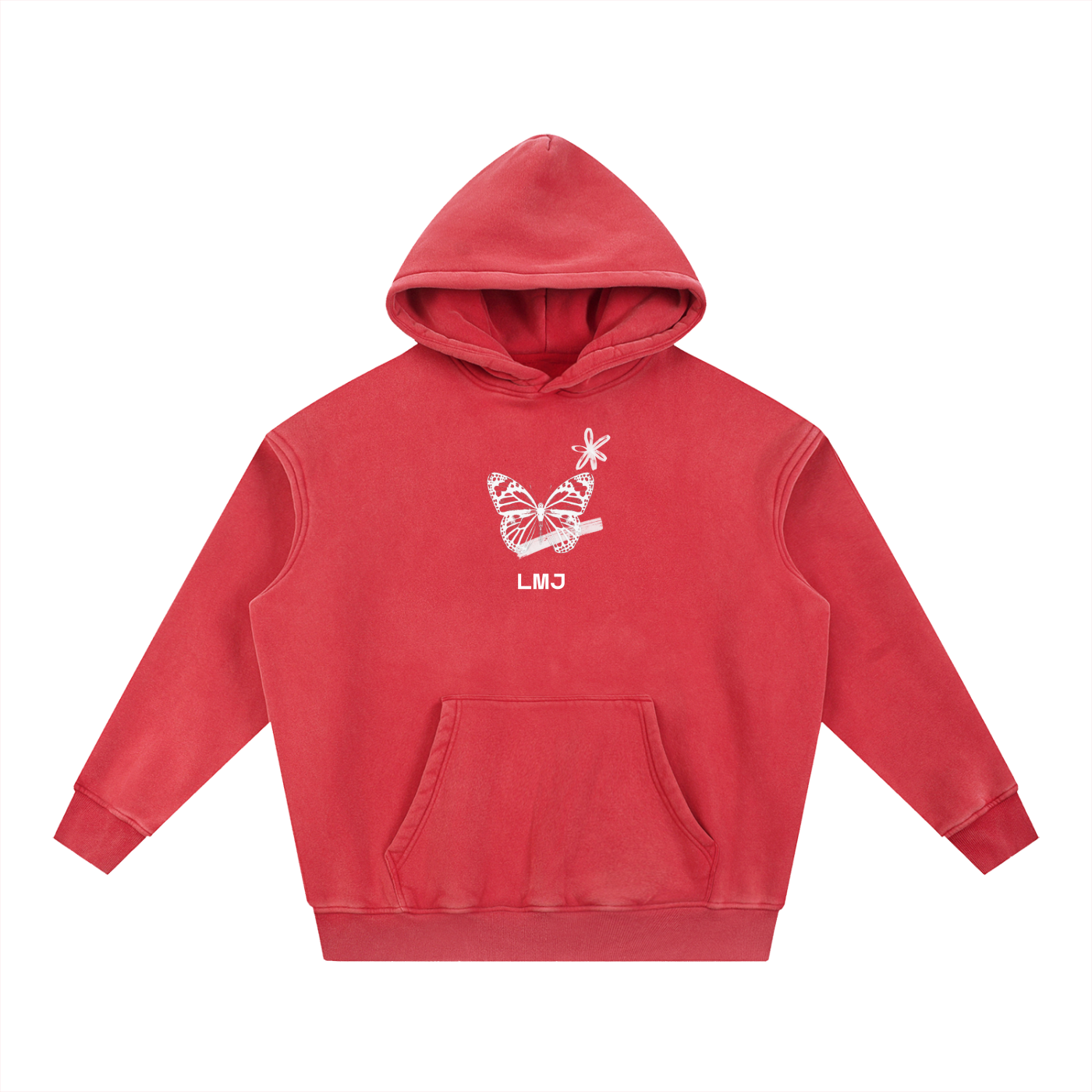 NEW BEGINNING 2026 Snow Wash Fleece Oversize Hoodie