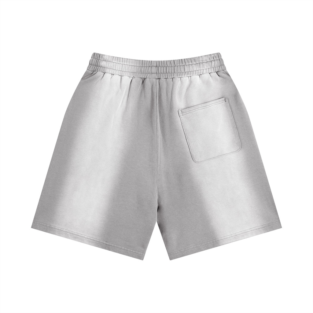BORN TO CHANGE Sun Fade Distressed Shorts