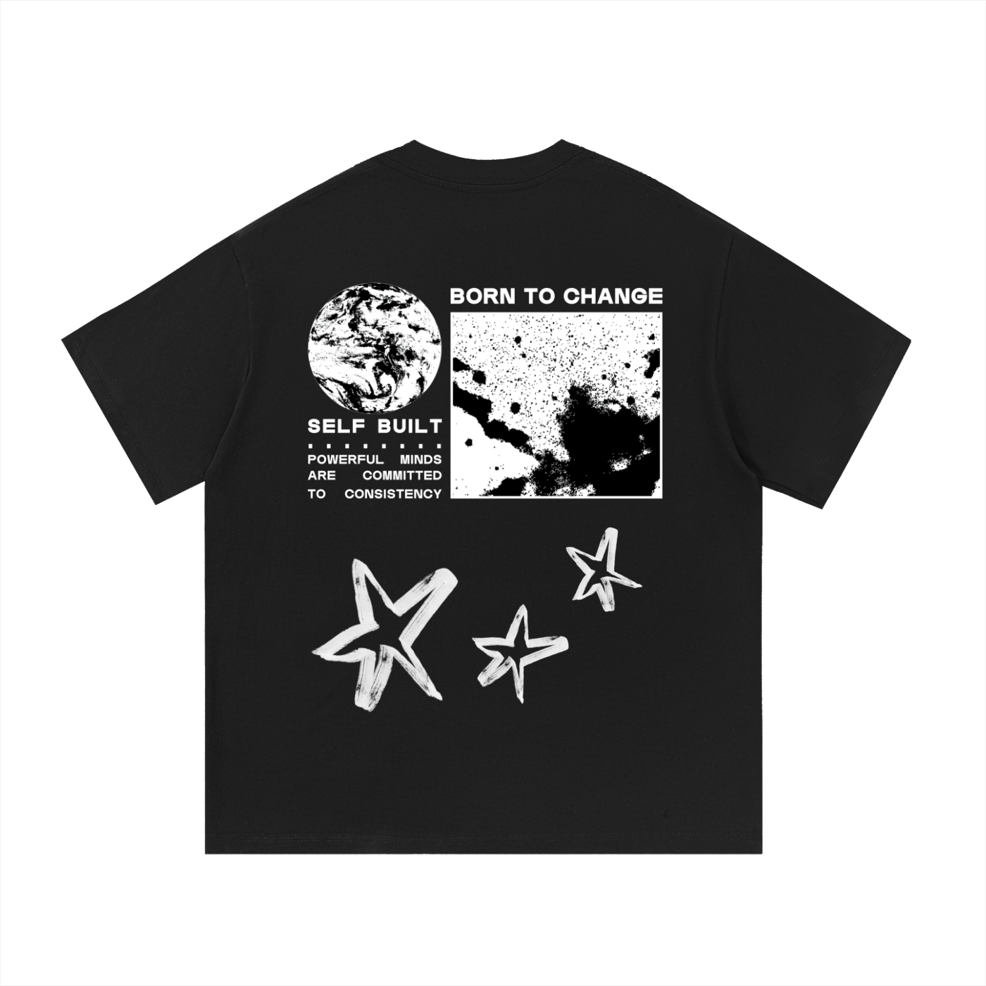 BORN TO CHANGE Cotton T-Shirt