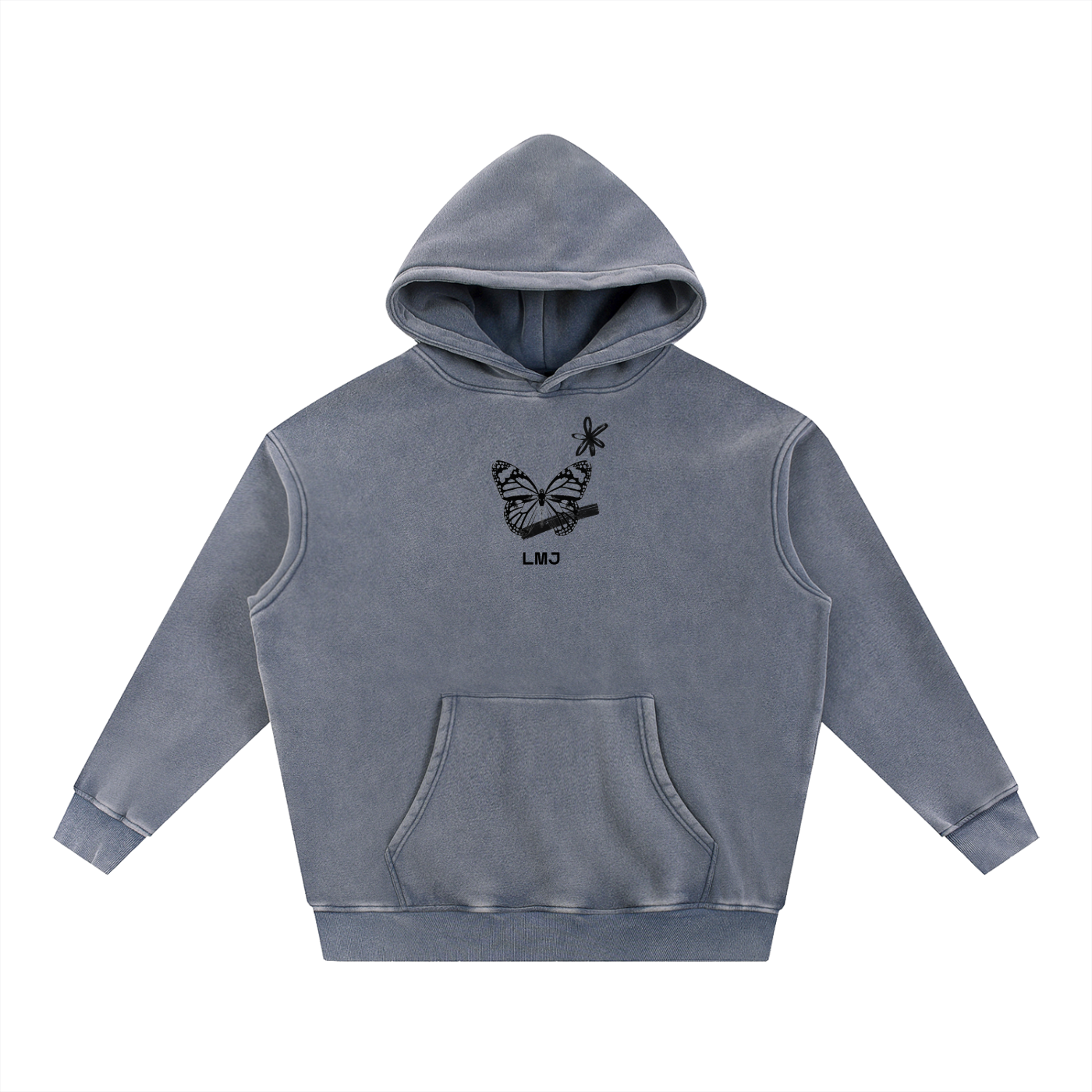 NEW BEGINNING 2026 Snow Wash Fleece Oversize Hoodie