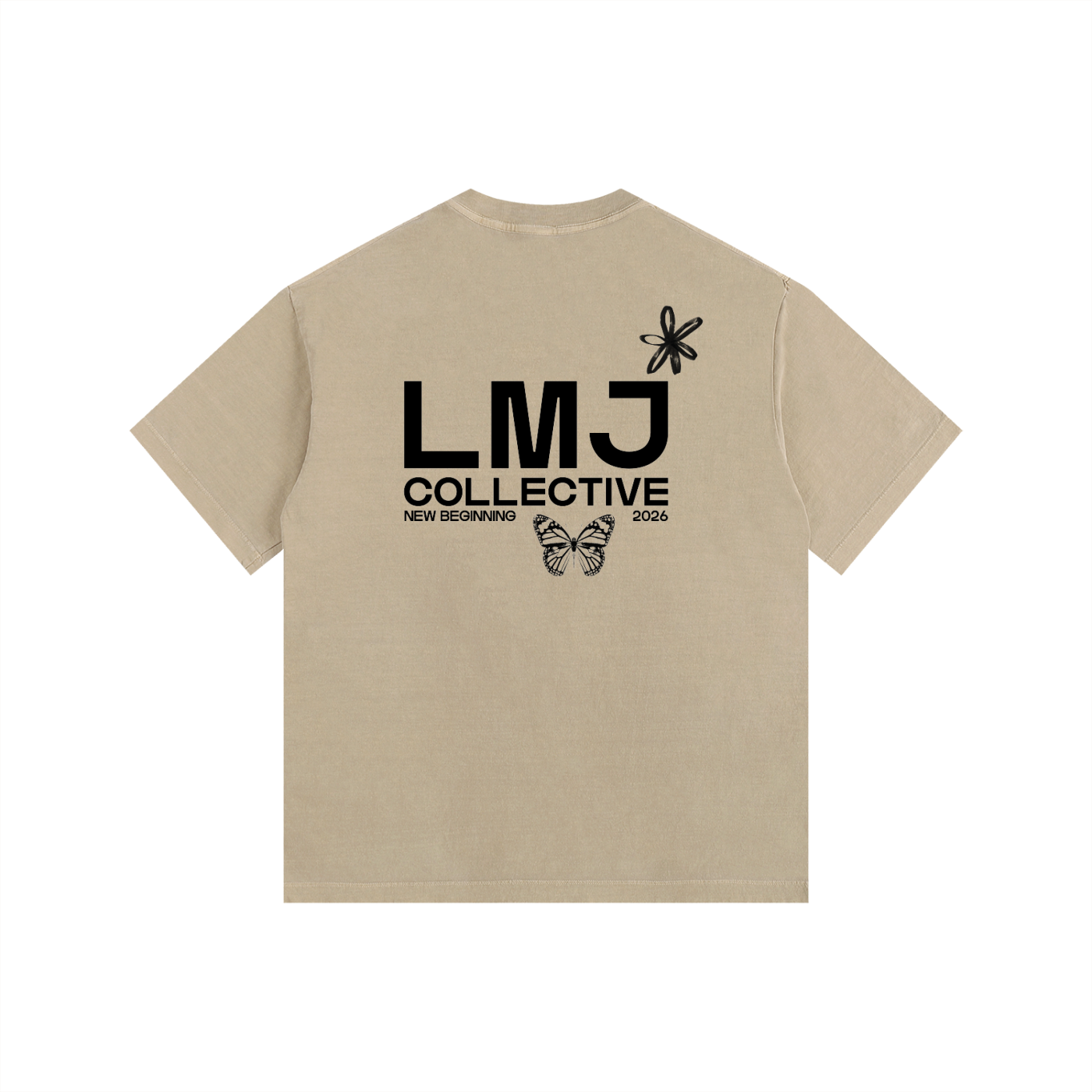 NEW BEGINNING 2026 Vintage Washed Oversized Cotton T-Shirt