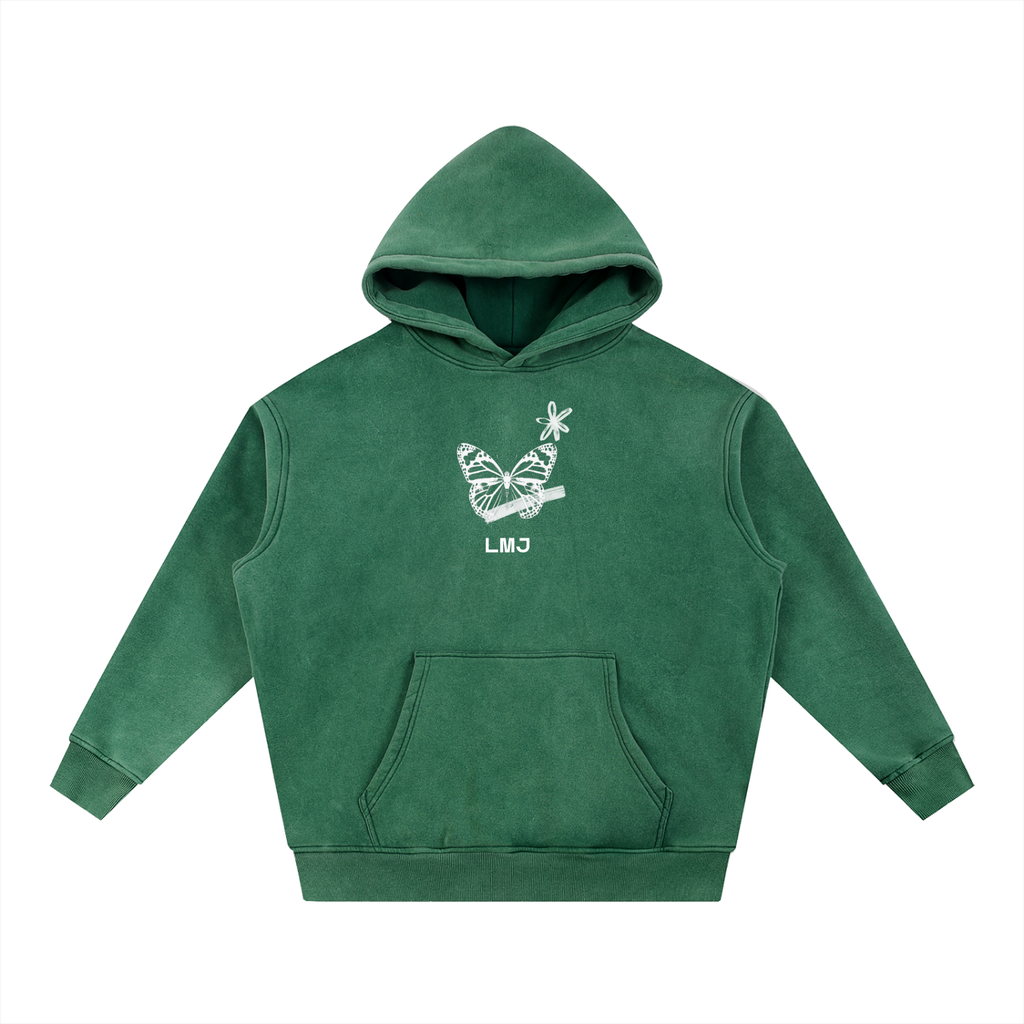 NEW BEGINNING 2026 Snow Wash Fleece Oversize Hoodie