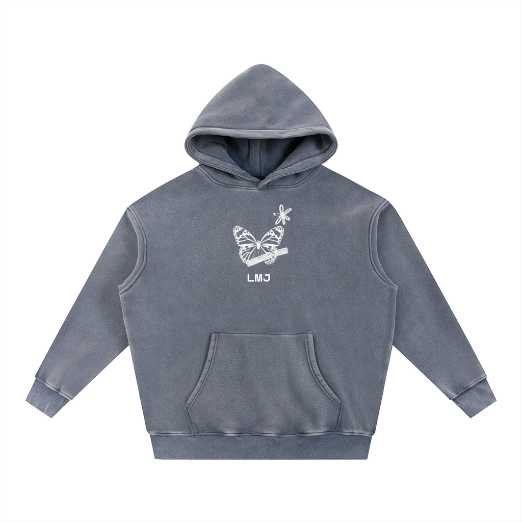 NEW BEGINNING 2026 Snow Wash Fleece Oversize Hoodie
