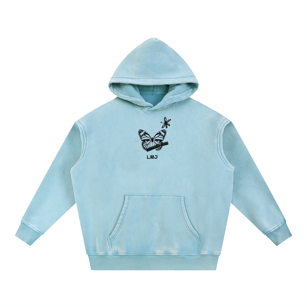 NEW BEGINNING 2026 Snow Wash Fleece Oversize Hoodie