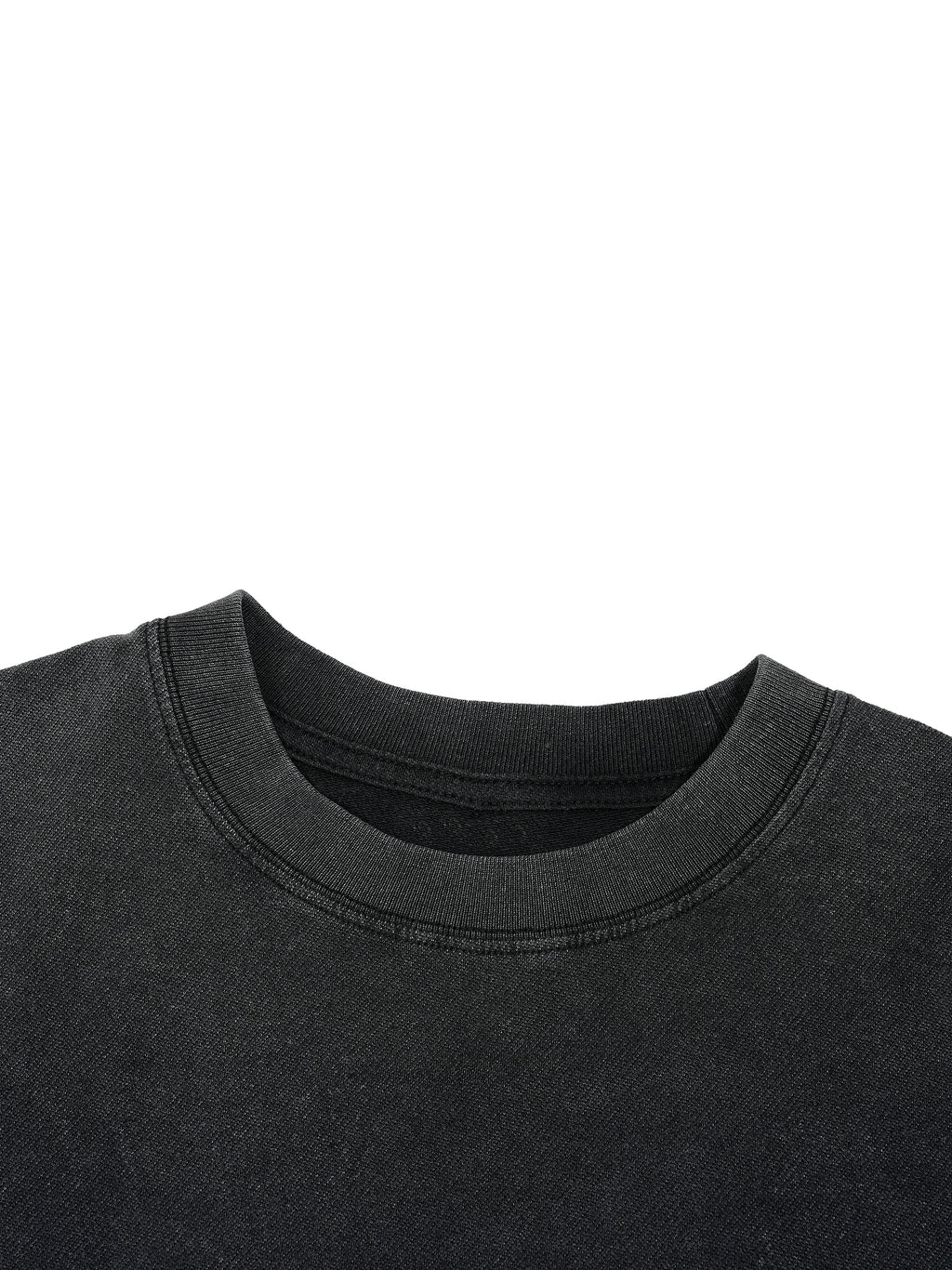 PROTECTING MY PEACE Vintage Wash Boxy Distressed Hem T-Shirt