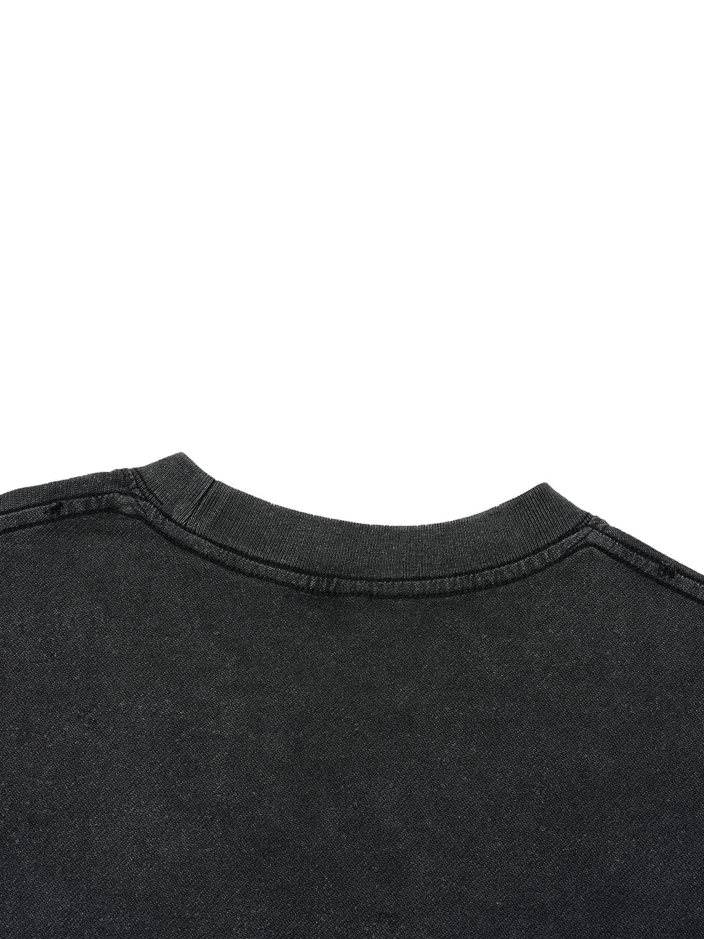 PROTECTING MY PEACE Vintage Wash Boxy Distressed Hem T-Shirt