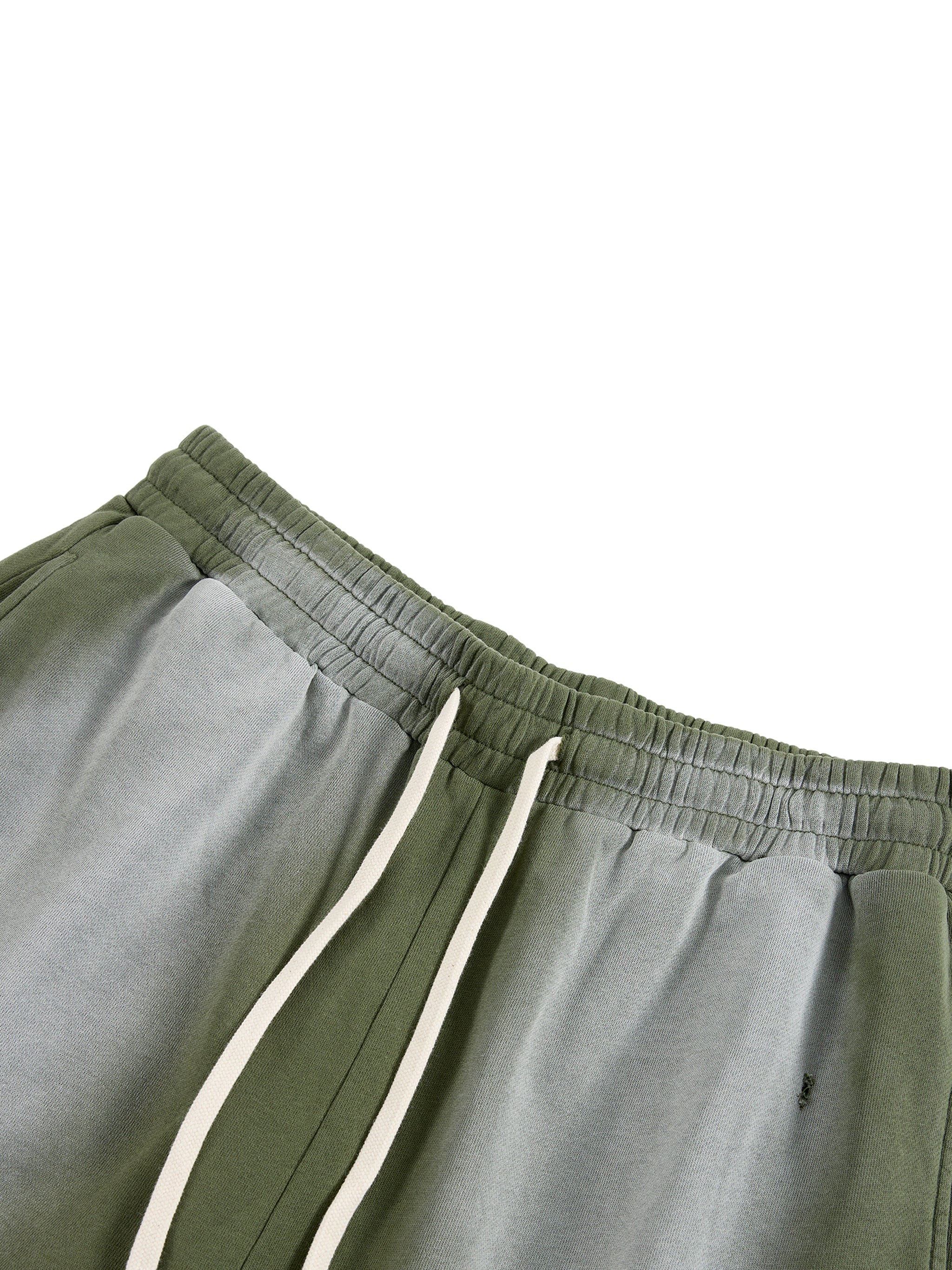 PROTECTING MY PEACE Sun Fade Distressed Shorts