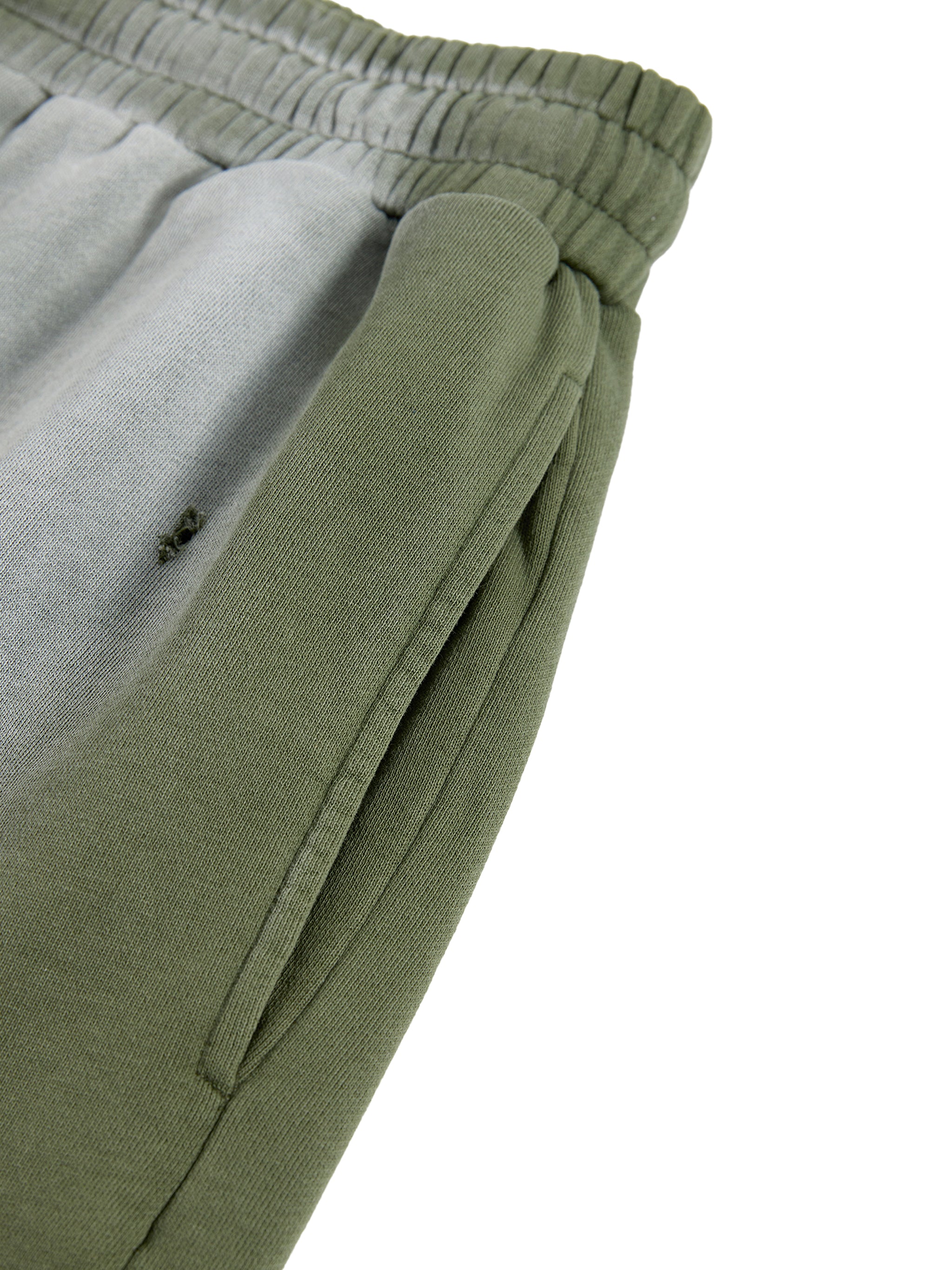 PROTECTING MY PEACE Sun Fade Distressed Shorts